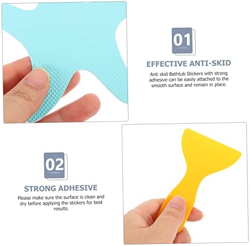 Slip-Proof Bathtub Stickers for Safety and Decor