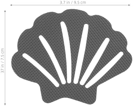 ABOOFAN 30pcs Shell-Shaped Non-Slip Bathtub Stickers