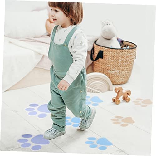 10pcs Cartoon Paw Waterproof Bathtub Decals for Kids