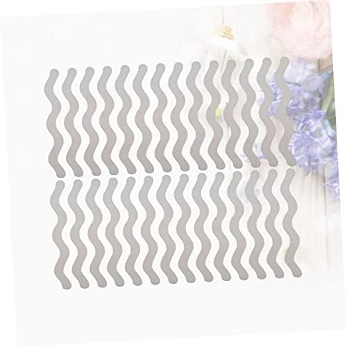 Garneck Non-Slip Tub Stickers 36pcs S Shape Bath Liners