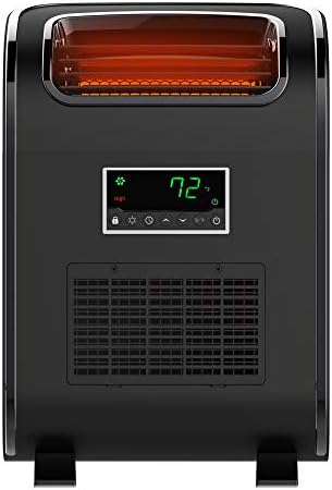 LifeSmart 3-Element Slim Line Heater Unit in Black Chrome 1