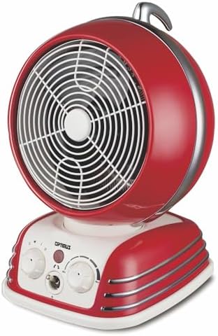 Optimus H-1418 Retro Design Oscillating Fan Heater