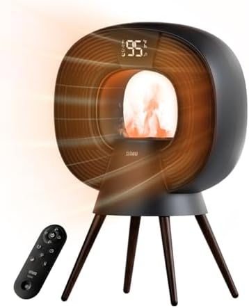 Sothing Star 3-in-1 Space Heater with Humidifier and Flame Light