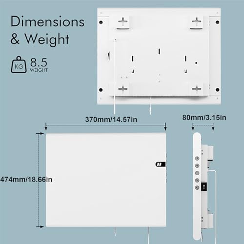 400W Wall Panel Heater with Far Infrared Technology