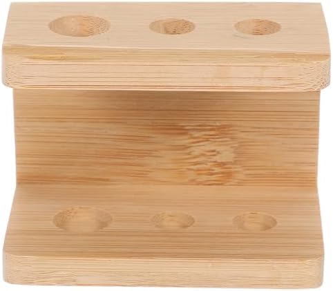 Alipis Bamboo Toothbrush Holder Pen Display Stand