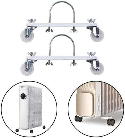 Electric Heater Holder with 360 Degree Rotating Wheels