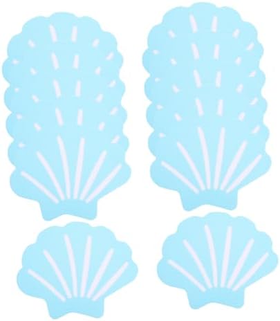Happyyami 12Pcs Shell Shape Non Skid Bathtub Decals