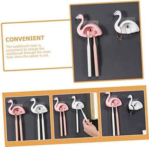 LIFKOME 2Pcs Wall Mounted Toothbrush Holder 1