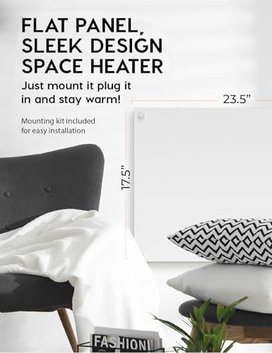 EconoHome Wall Mount Electric Heater with Thermostat