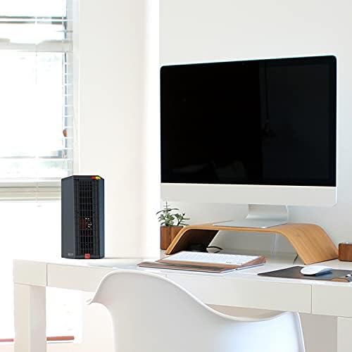 Sharper Image RISE 12H Small Tower Heater - Black