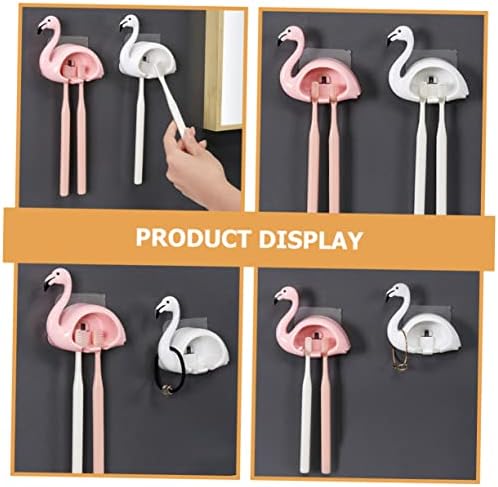 LIFKOME 2Pcs Wall Mounted Toothbrush Holder 1