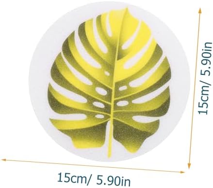Zerodeko Leaf Shape Bathtub Stickers - Safe Non-Skid Bathroom Decor