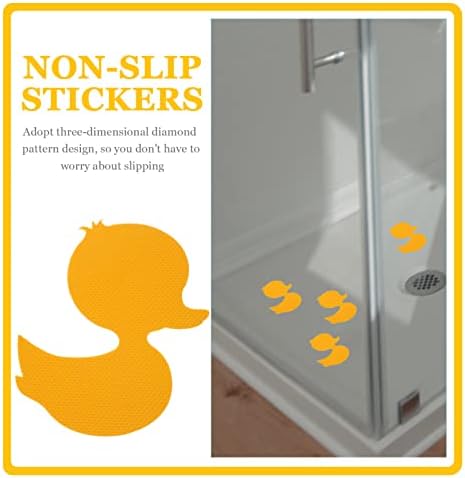 Ipetboom Cute Duck Non-Slip Bathtub Stickers 12pcs
