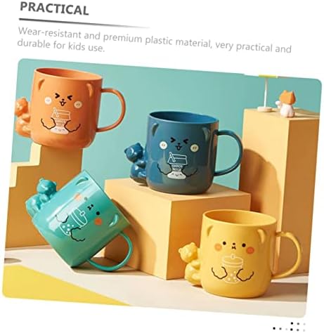 Luxshiny Cartoon Mouthwash Cup Set for Kids