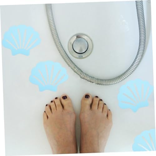 12Pcs Shell Shaped Non Slip Bathtub Stickers