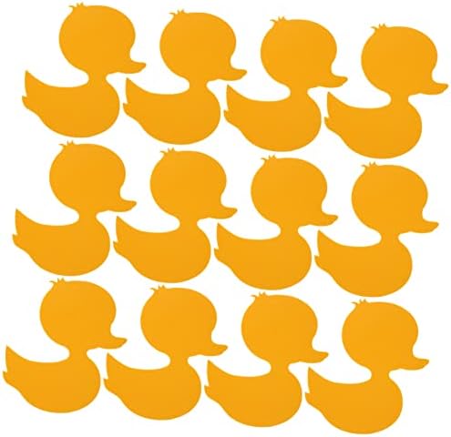 WOONEKY Bathtub Non-Slip Stickers Set 12 Adhesive Duck Decals