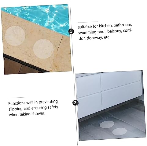 12 Pack Non-Slip Bathtub Stickers Yellow Black