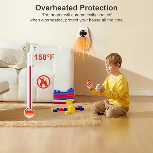 LYNBKLS 450W Smart Space Heater with LED Display