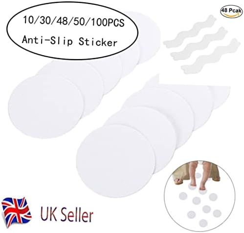 BRIGHTFUFU Non-Slip Shower Stickers 10pcs