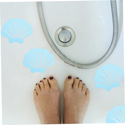 MAGICLULU 12Pcs Shell Shaped Non-Slip Bathroom Decals 1