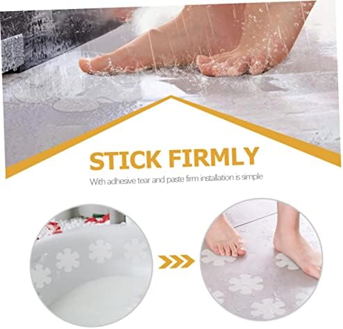 TOPPERFUN Non-Slip Bathtub Stickers 12pcs for Safety and Style