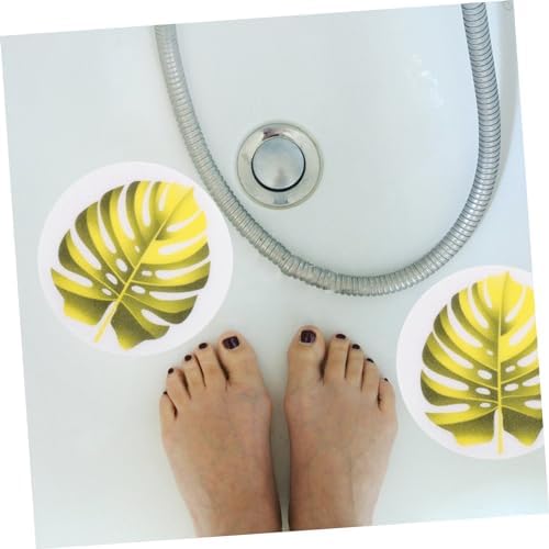 UTHCLO Leaf Shape Anti-Slip Bathtub Stickers