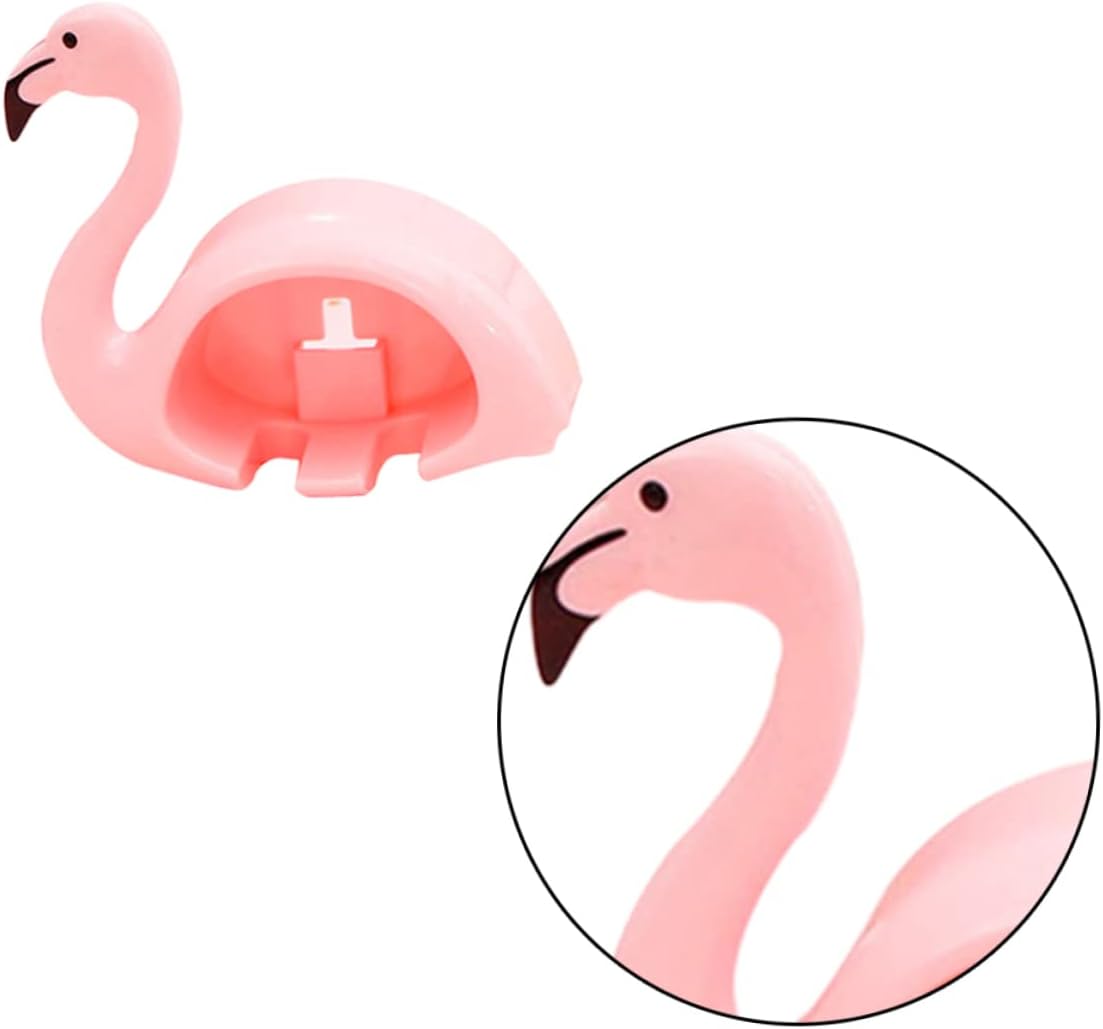 BEBEMOKO 2pcs Flamingo Toothbrush Holder