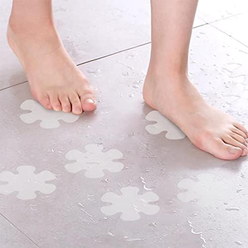 12Pcs Self Adhesive Flower Non Slip Stickers for Bathtub and Shower 1