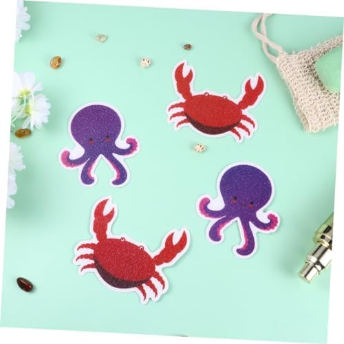 PRETYZOOM Cartoon Sea Creature Bathtub Stickers