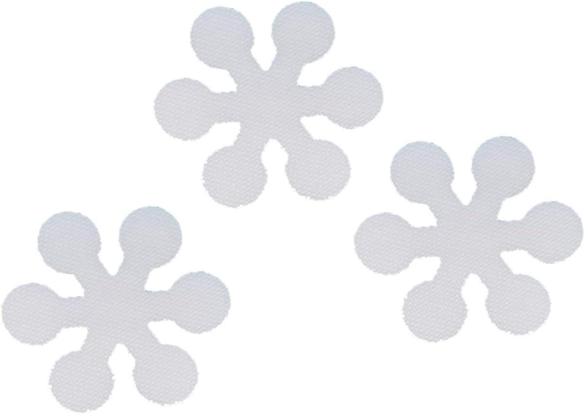 Homoyoyo Non-Slip Tub Stickers 20 Pcs Snowflake Bath Decals