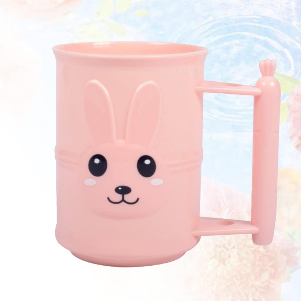TOPBATHY Pink Silicone Toothbrush Cup Holder