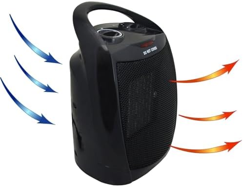 Vie Air 2-Settings Ceramic Heater 1500W Black