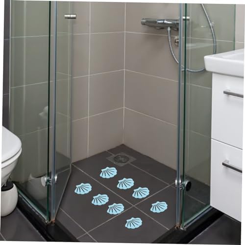 12 Pcs Shell Design Non-Slip Bath Tub Stickers 1