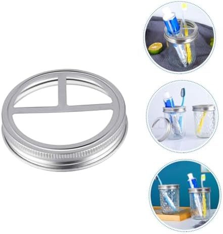 ABOOFAN 5 Pcs Stainless Steel Jar Lid Holder Set