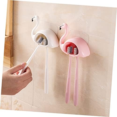 LIFKICH Wall Mounted Toothbrush Holder Organizer