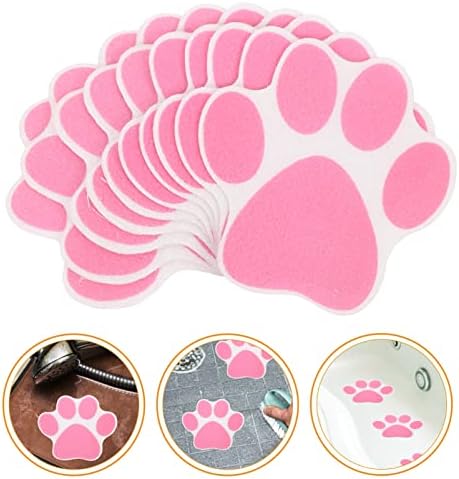 PRETYZOOM Dog Paw Non-Slip Bath Stickers 10pcs