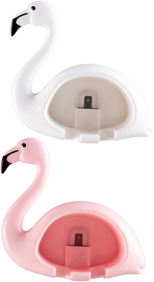 Veemoon Wall-Mounted Toothbrush Holder with Adhesive Base 1