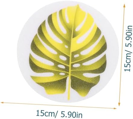 UTHCLO Leaf Shape Anti-Slip Bathtub Stickers