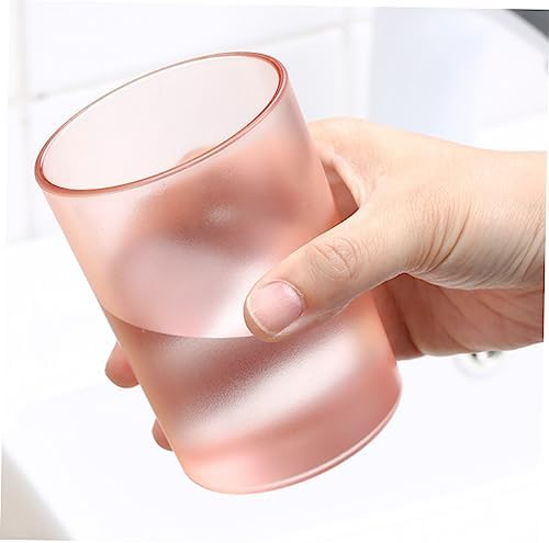 Ciieeo Transparent Toothbrush Cup Holder Elegant Design for Bathroom Use