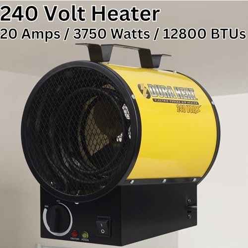 Dura Heat 240V Wall Mount Garage Heater with Overheat Protection