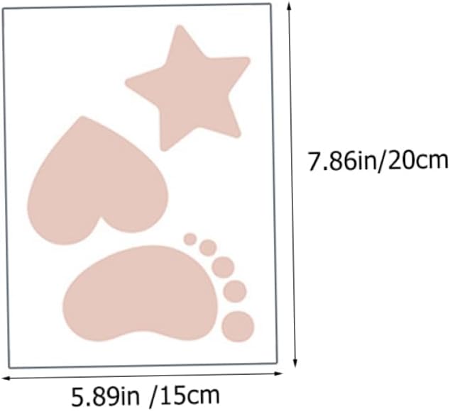 Cabilock Anti-Slip Bathtub Stickers Set 6 Sheets