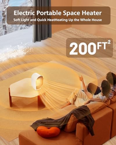 QQT 1000W PTC Ceramic Space Heater - Blue