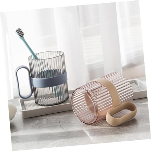 4pcs Bathroom Cups Stylish Toothbrush Holders Drinking Tumblers for Boys and Girls