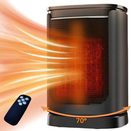 Aidejah 1500W Electric Ceramic Space Heater with 12H Timer