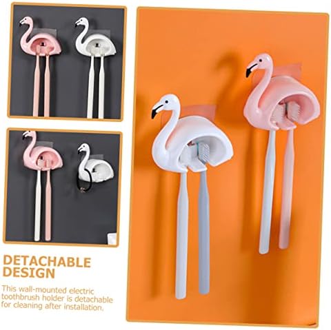 PRETYZOOM Wall Mounted Toothbrush Holder with Hollow Design