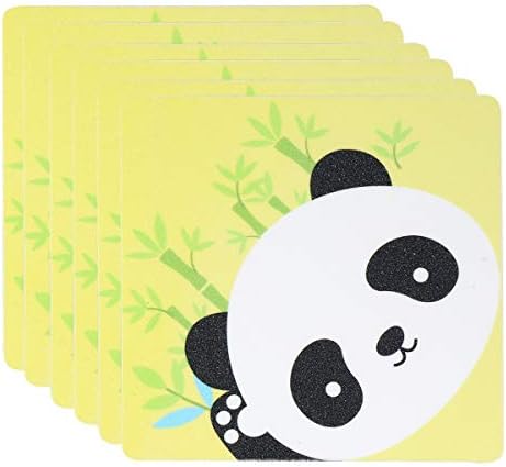 Cabilock 6pcs Panda Pattern Bathtub Decals