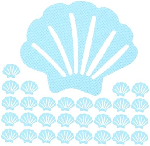 LIFKOME Anti-Slip Bath Tub Stickers 30pcs Shell Shape Decals