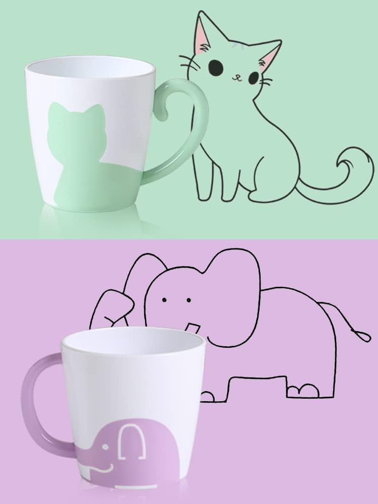Cute Animal Pattern Gargle Cup Toothbrush Holder