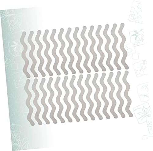 LIFKICH 36pcs S Shape Bath Tub Stickers Anti-Slip Decals