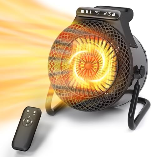 Riseon 1500W PTC Ceramic Space Heater with Remote Control